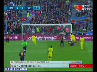 Suárez hizo dos Golazos