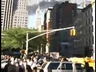 (2 of 2) New Ground Level 911 Footage With Demolition Truck