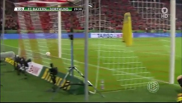 Bayern Munich (0) 1-1 (2) Borussia Dortmund, Copa de Alemania, Semifinal a partido unico, All Goals, Full Highlights and Penalties, 28/04/2015
