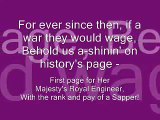 Royal Engineers :Sappers-By Rudyard Kipling