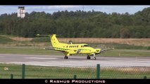 Cessna skids off runway! - Spotting at Gothenburg City Airport [HD]