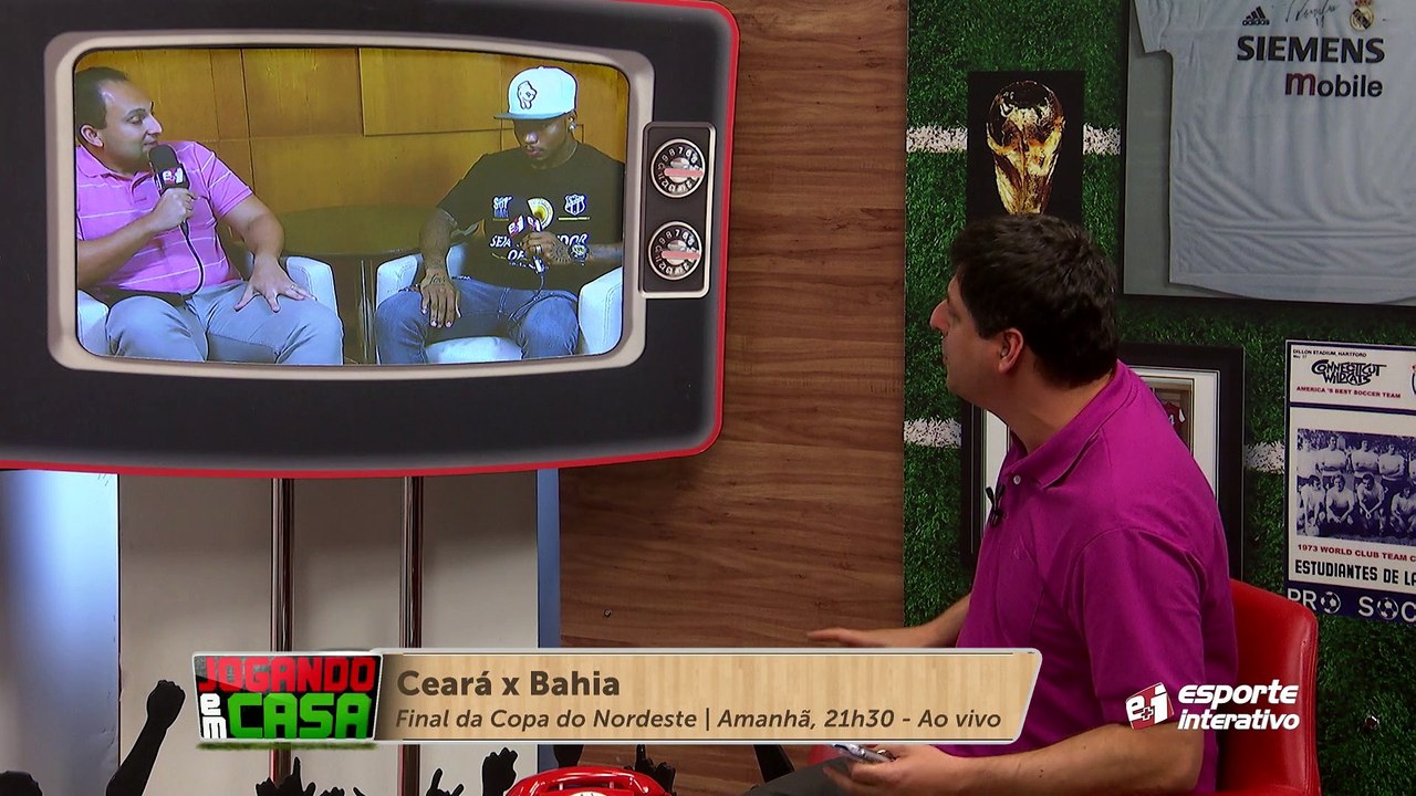 Marinho faz aposta ao vivo caso Ceará vença a Copa do Nordeste