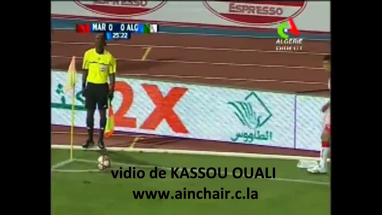 4 - 0 المغرب ضد الجزائر بتعليق الشوالي