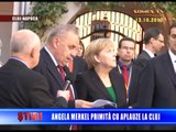 01 Angela Merkel Primita Cu Aplauze La Cluj