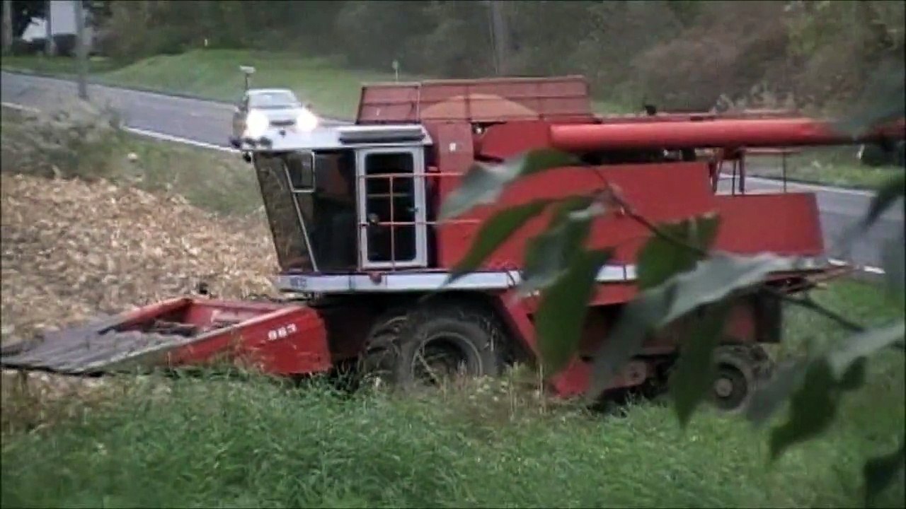 2011 Corn Harvest Schreiber Farm 8570 Massy Ferguson Ontario Ny