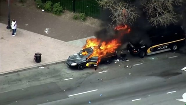 هدوء حذر في مدينة بالتيمور الأميركية عقب مواجهات عنيفة