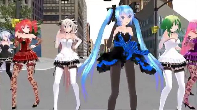 [MMD] Single Ladys Haku, Teto, IA, Miku, Gumi, Luka, Rin