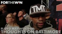 Floyd Mayweather on Baltimore: 'All I want is peace'