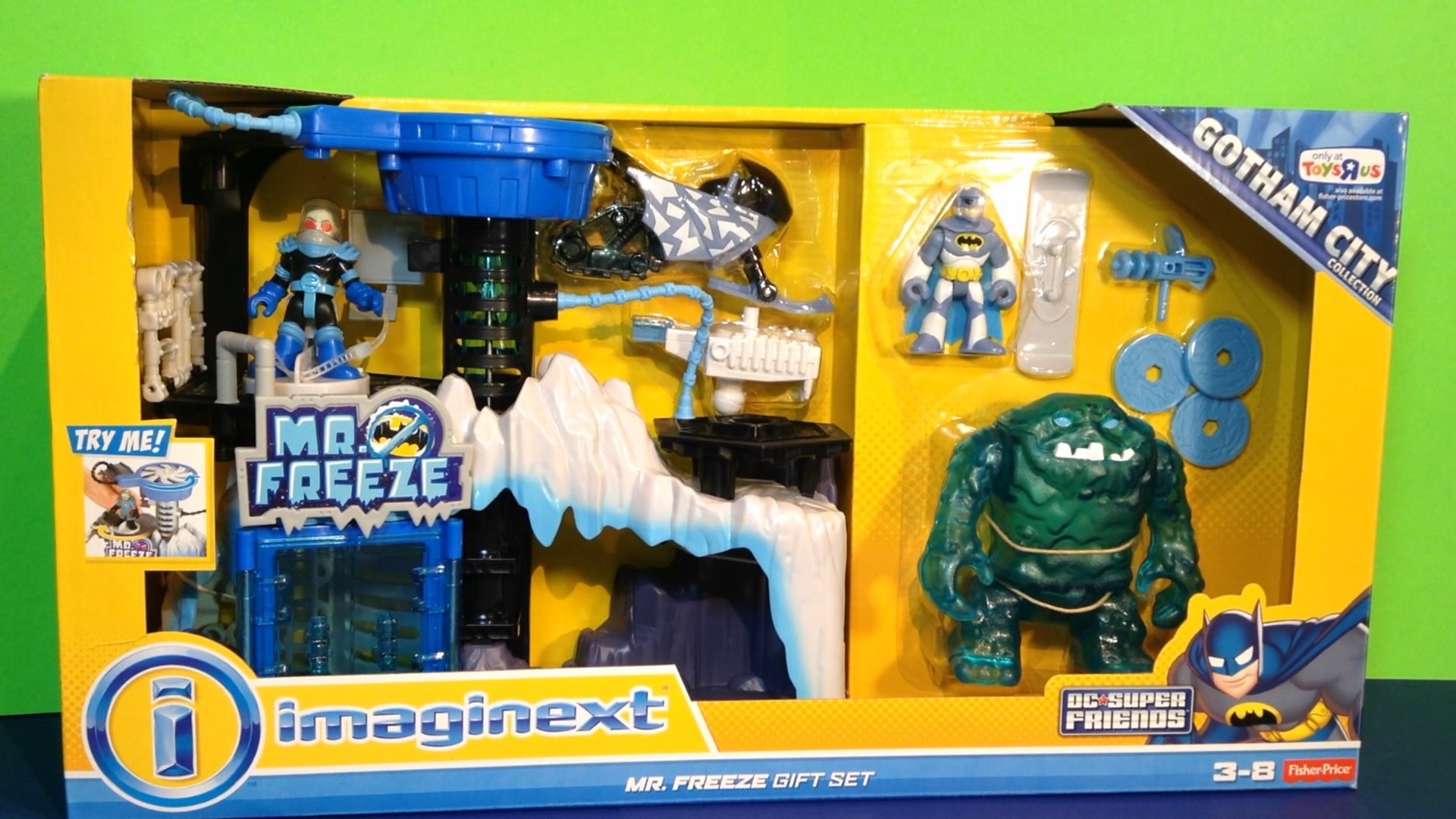 imaginext mr freeze playset