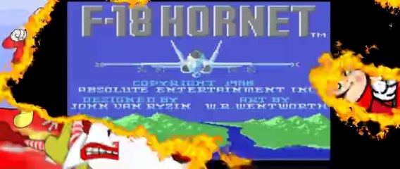 OPENING FOR F-18 HORNET FOR ATARI 7800