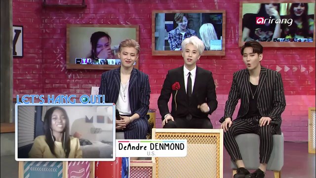 Hang out with DeAndre DEMOND,Netta PAAKKONEN 미국,핀란드 팬들과 영상통화