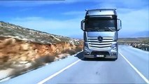 Mercedes-Benz new ACTROS 2011 trucks driving scenes - Video Dailymotion