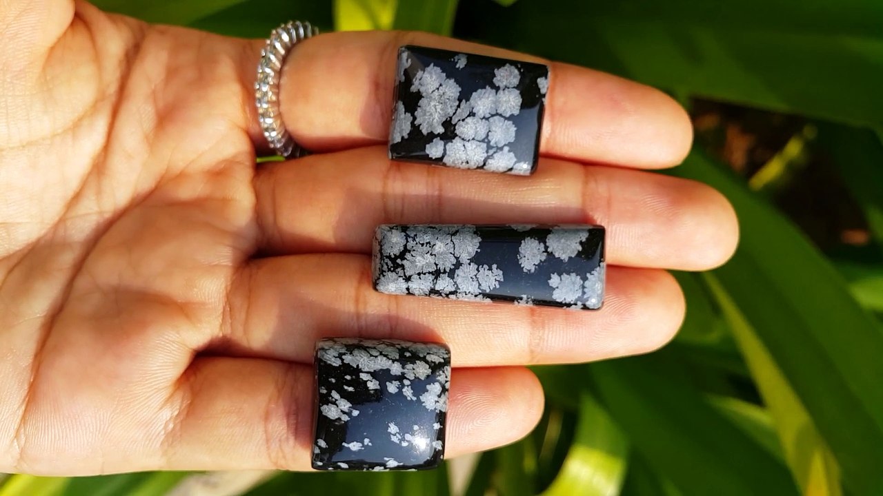 Snowflake Obsidian