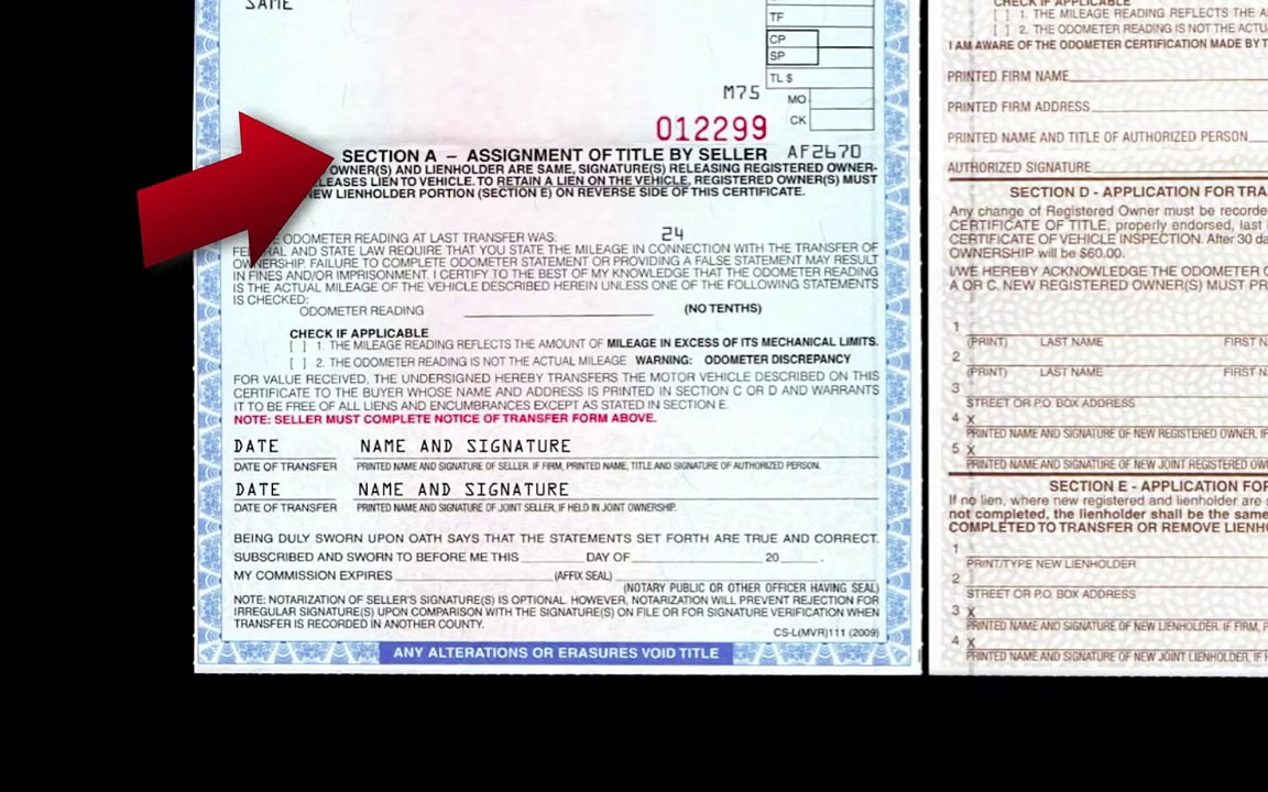 How to sell your car Hawaii certificate car title