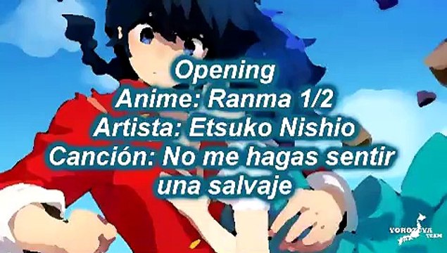 Ranma 1/2 - No me hagas sentir una salvaje / Karaoke Tv Size On Vocal