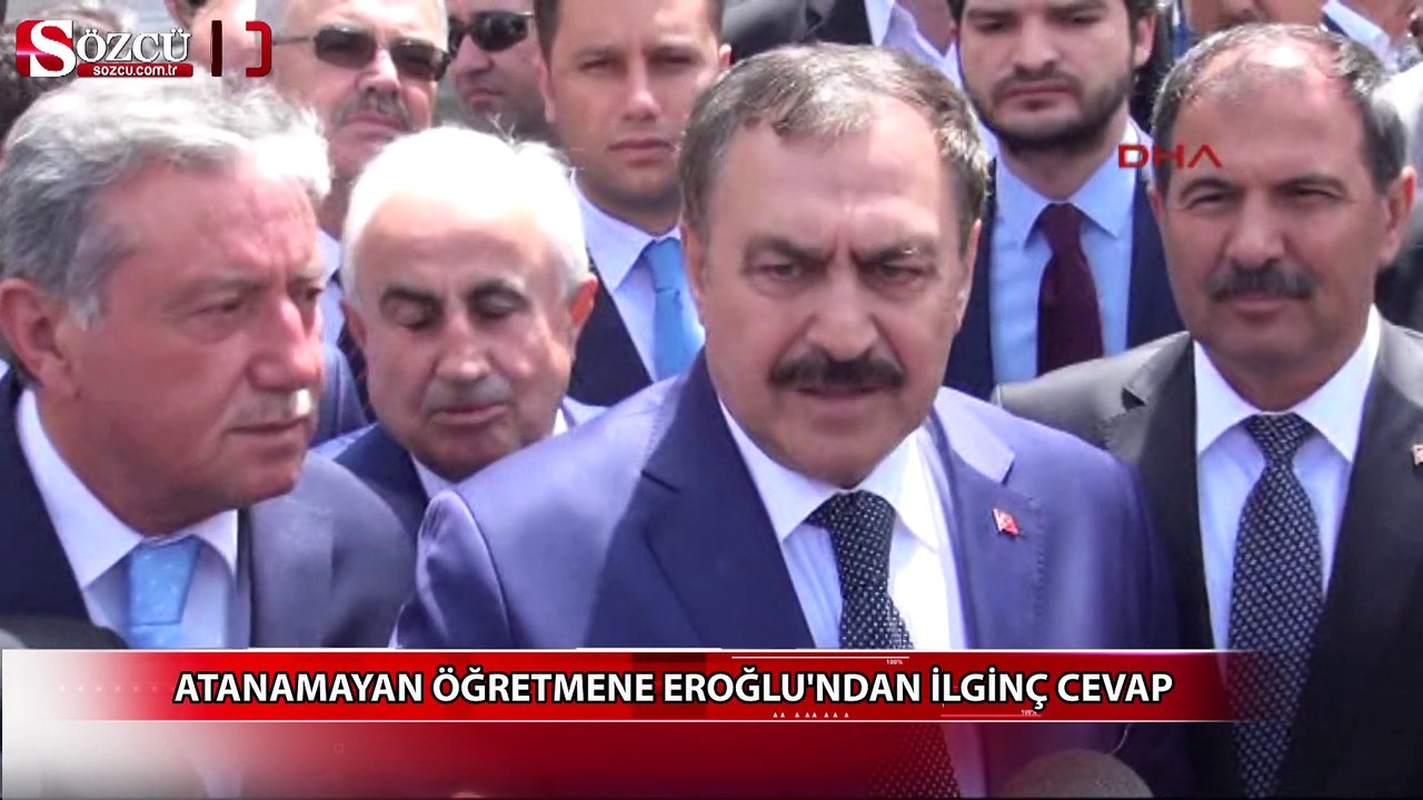 Eroğlu: "Ben Milli Eğitim Bakanı değilim"