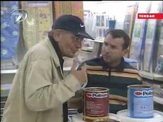 Kanal7 Şakacı programından favorim. Yoğurtlu boya, acılı boya, çikolatalı boya...