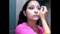 Orange and Black eye makeup - Makeover Artist Nidhi Bhardwaj