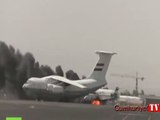 Suudi savaş uçaklar Sana Havaalanı'nı böyle bombaladı