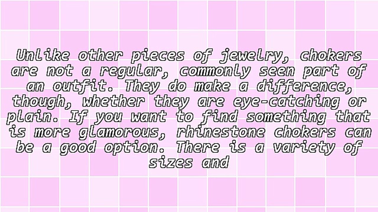 What To Know About Rhinestone Chokers