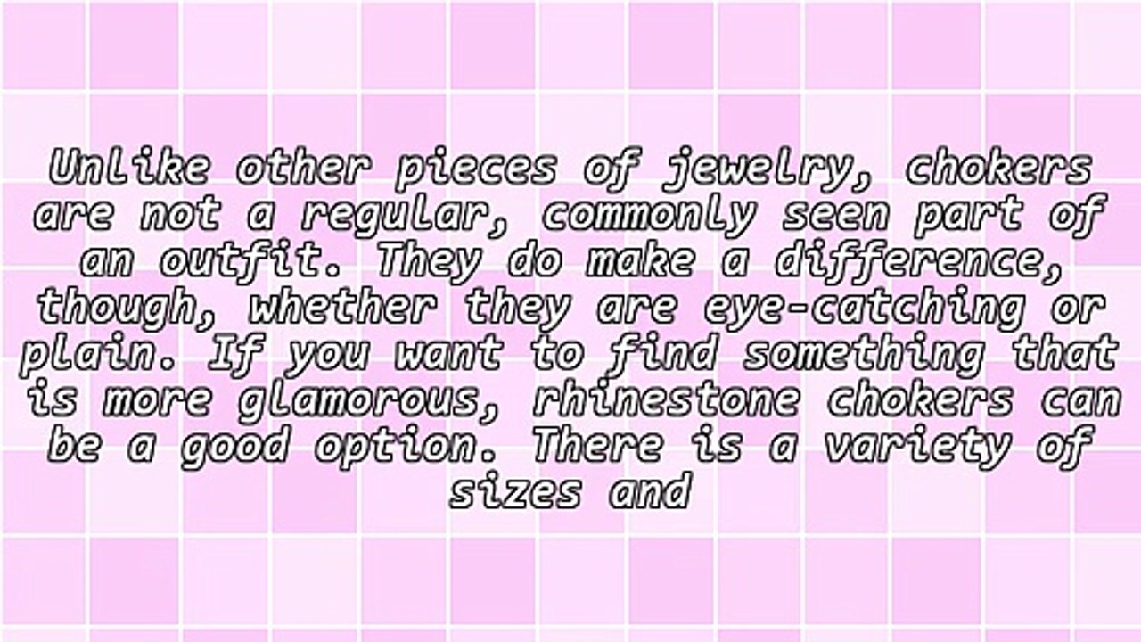 What To Know About Rhinestone Chokers