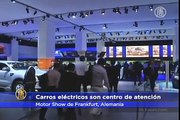 Carros eléctricos son las estrellas en Motor Show de Frankfurt, Alemania