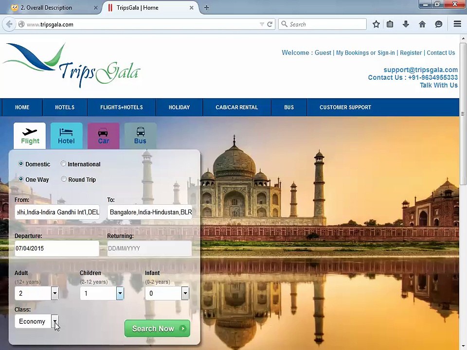 How to Book Domestic Flight Ticket - Axis Softech
