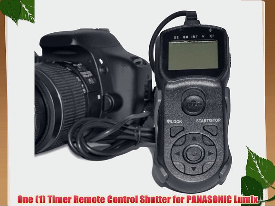 Professional Timer Remote Control Shutter for PANASONIC Lumix (GH2 G2 GH3 G3 G1 GH1 GF1 GX1