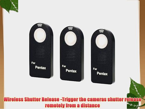 FotoTech IR Wireless Shutter Release Remote Control for PENTAX Q PENTAX DSLR 645D K-5 II K-5