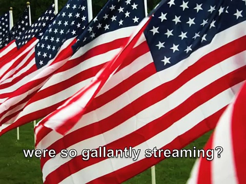 Star Spangled Banner lyrics vocals and beautiful photos