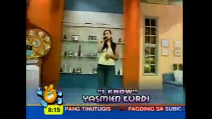 "I Know" by Yasmien Kurdi