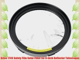 Orion 7749 Safety Film Solar Filter for 8-Inch Reflector Telescopes