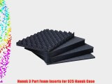 Nanuk 3 Part Foam Inserts for 925 Nanuk Case