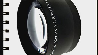 Optics 2.0x High Definition Telephoto Conversion Lens for Panasonic Lumix DMC-LX5 (Includes