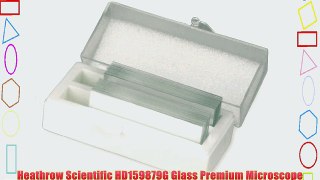 Heathrow Scientific HD159879G Glass Premium Microscope Rectangle Cover 50mm Length 22mm Width