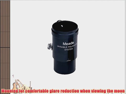 Meade 07286 No.905 1.25-Inch Variable Polarizing Filter (Black)