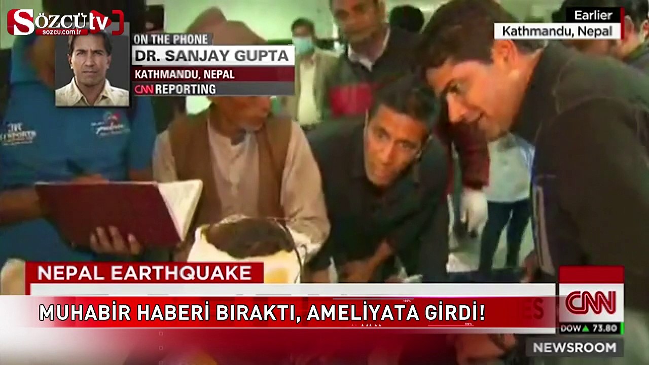 Muhabir haberi bıraktı, ameliyata girdi!