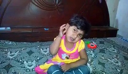 Cute Baby With Her Cute Actions Must Watch