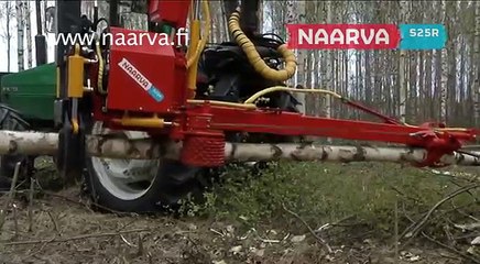 Naarva S25R stroke harvester with feeding rollers - S25R-sykeharvesteri