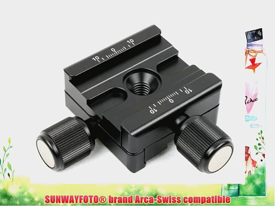 SUNWAYFOTO Bidirectional 90? Offset Double Clamp Arca Compatible DDB-53 DDB53 Sunway