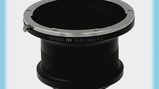 Fotodiox Pro Lens Mount Adapter Mamiya 645 Mount Lens - Sony NEX Camera Camcorder Adapter fits