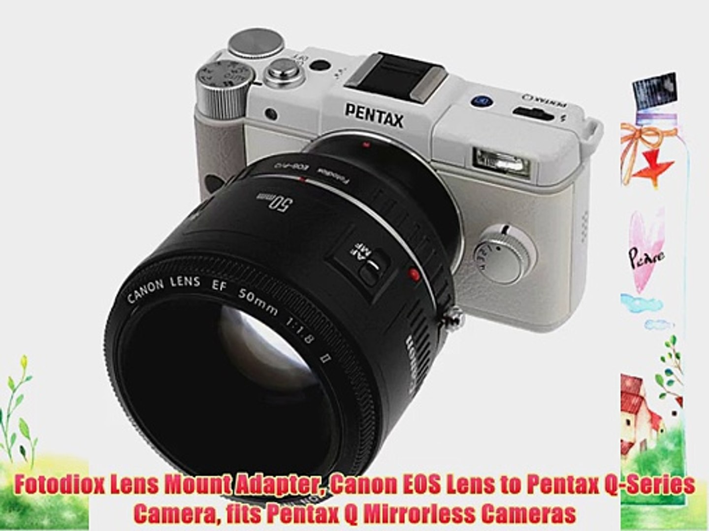 Fotodiox Lens Mount Adapter Canon EOS Lens to Pentax Q-Series Camera fits  Pentax Q Mirrorless - video Dailymotion