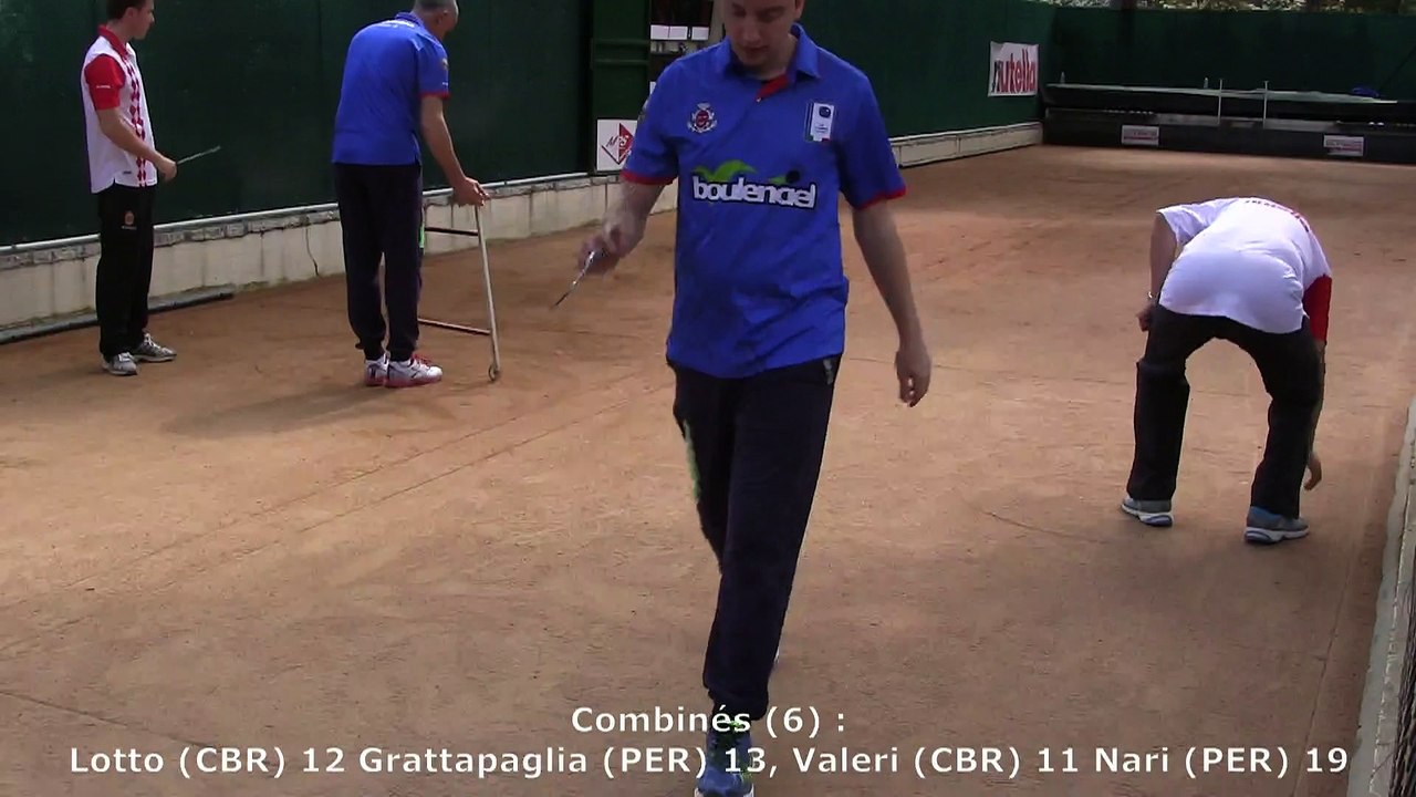 Fin des combinés, CB Rocher vs La Perosina, Coupe d'Europe, Sport Boules, Monaco 2015