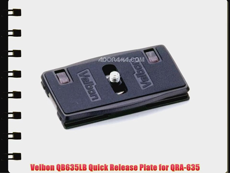 Velbon QB635LB Quick Release Plate for QRA-635