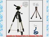 Ultra-Compact Full-Size Tripod for Olympus PEN E-PL1 and Olympus PEN E-PL2 with Flexible Monopod