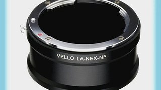 Vello Nikon F Mount Lens to Sony NEX Camera Adapter