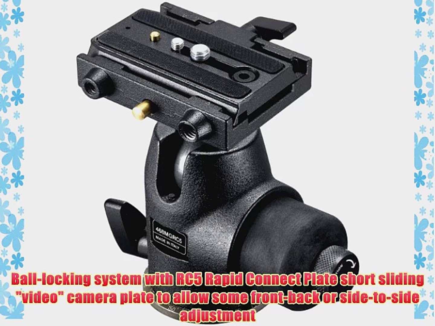 Replaces 3273 Manfrotto 357 Rapid Connect Adapter with Sliding Mounting Plate 357PL 