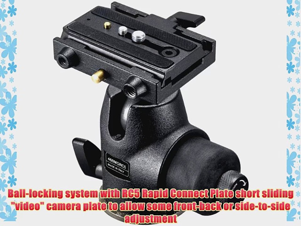 Manfrotto 468MGRC5 Hydrostatic Ball Head with RC5 Rapid Connect System (3433PL)