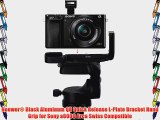 Neewer? Black Aluminum QR Quick Release L-Plate Bracket Hand Grip for Sony a6000 Arca Swiss