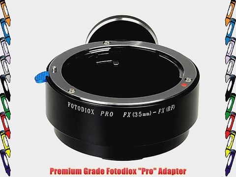 Fotodiox Pro Lens Mount Adapter Fuji Fujica 35mm X Mount (FX35 FX) Lenses to Fujifilm X-Series
